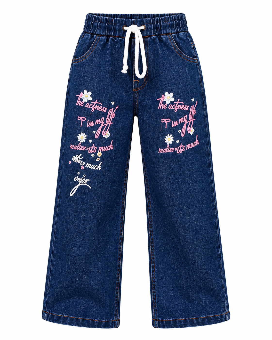 Girls’ Wide-Leg Denim Jeans 👖