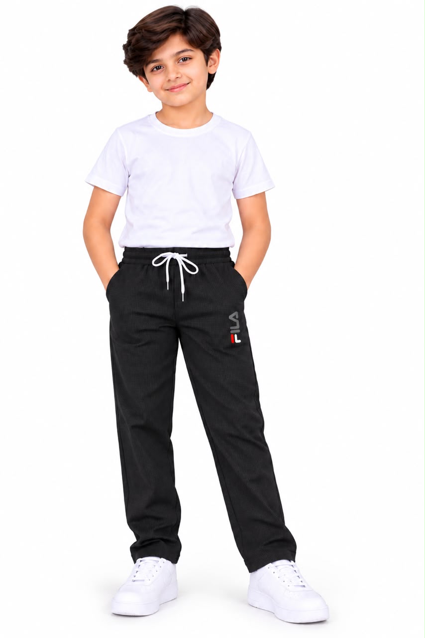 Boys 4-Way Stretch Casual Trousers