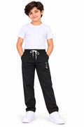 Boys 4-Way Stretch Casual Trousers