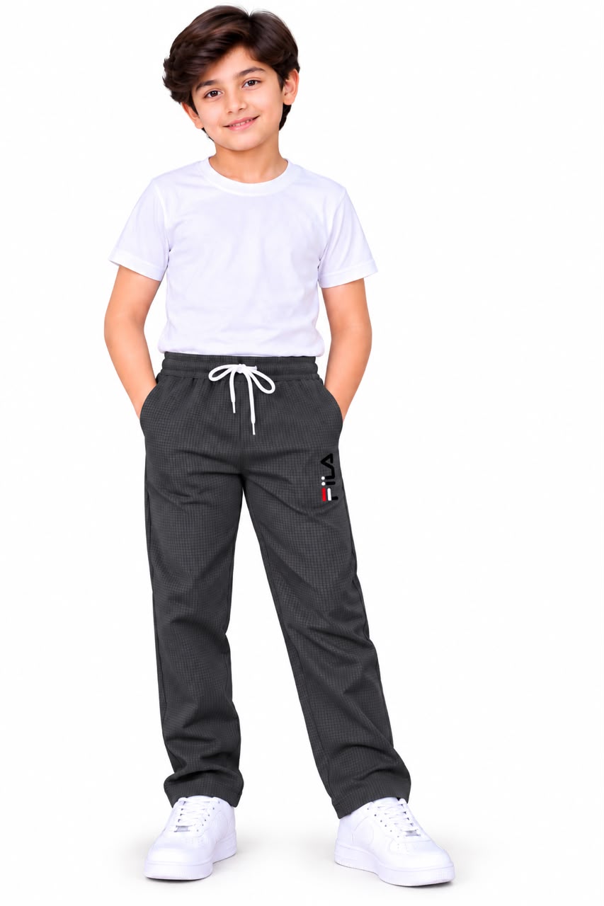 Boys 4-Way Stretch Casual Trousers