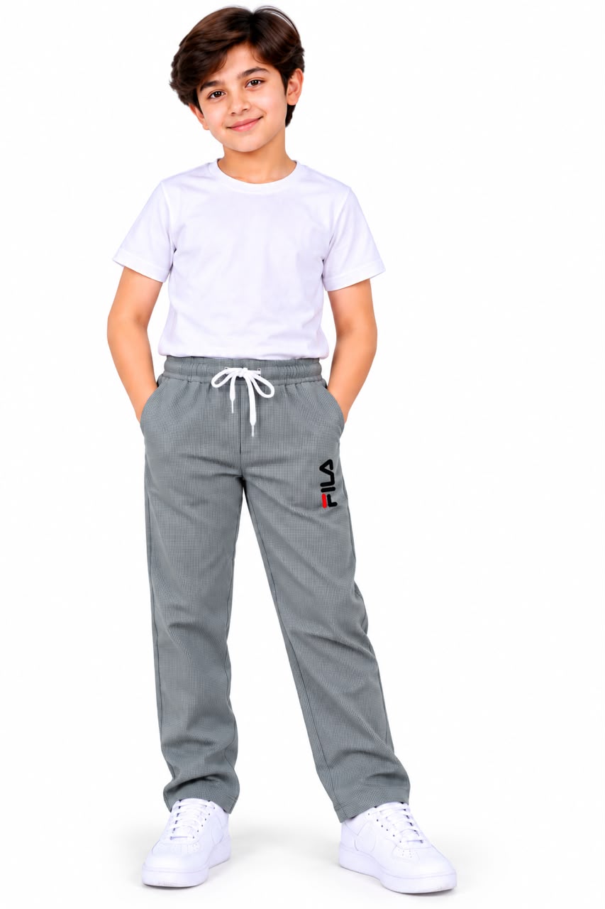 Boys 4-Way Stretch Casual Trousers