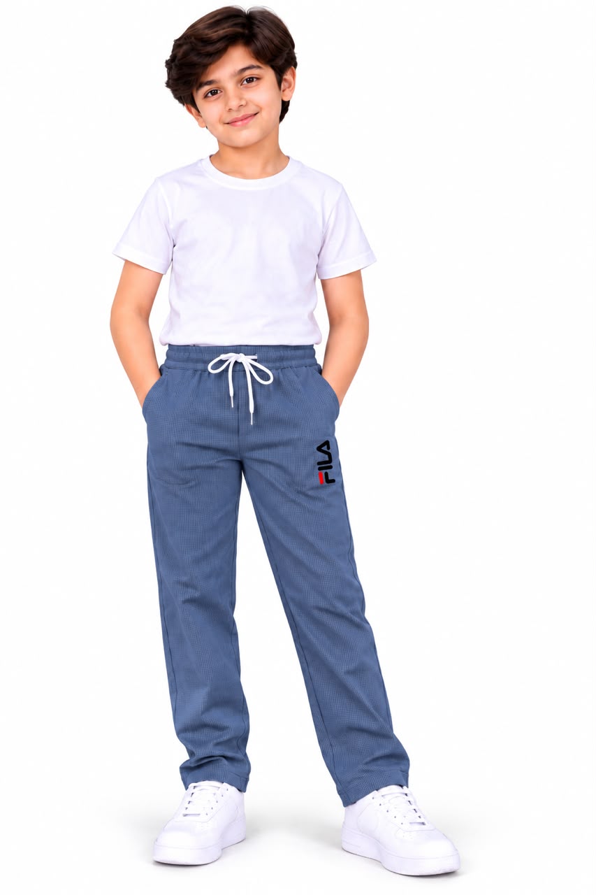 Boys 4-Way Stretch Casual Trousers