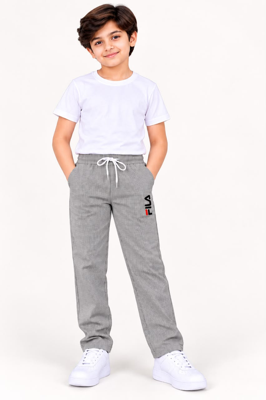 Boys 4-Way Stretch Casual Trousers