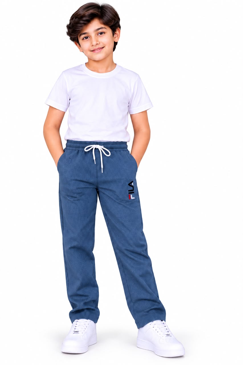 Boys 4-Way Stretch Casual Trousers